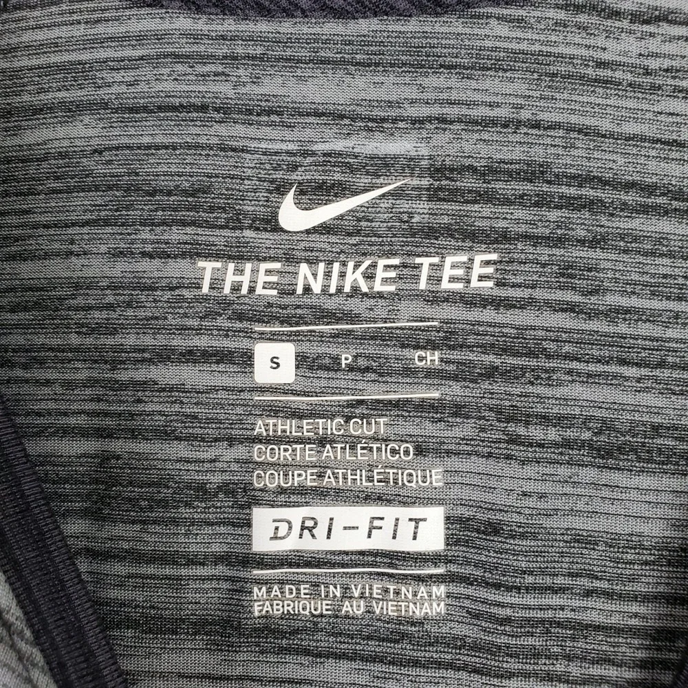 Nike MLB Dri-FIT 3/4 Sleeve Shirt Mens‎ Small Grey Heathered Baseball Training